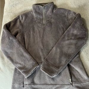 North face zip up sweatshirt